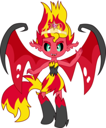 Size: 1274x1546 | Tagged: safe, artist:cloudy glow, sunset shimmer, equestria girls, g4, clothes, dress, element of magic, equestria girls minis, female, simple background, solo, sunset satan, transparent background