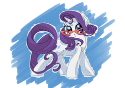 Size: 7016x4961 | Tagged: safe, artist:hananpacha, rarity, pony, unicorn, g4, absurd resolution, female, glasses, lidded eyes, mare, simple background, smiling, solo, white background