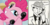 Size: 705x359 | Tagged: safe, artist:marmelmm, pinkie pie, earth pony, pony, g4, dick tracy, meme, phone, the brain(dick tracy)