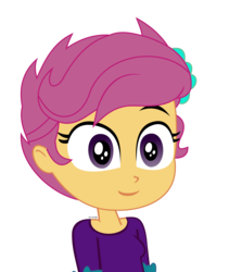 Size: 4167x4944 | Tagged: safe, artist:mandash1996, scootaloo, equestria girls, g4, my little pony equestria girls: summertime shorts, raise this roof, absurd resolution, cute, cutealoo, fall formal, fall formal outfits, female, simple background, solo, transparent background, vector
