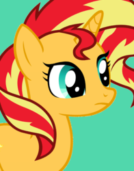 Size: 434x554 | Tagged: safe, sunset shimmer, pony, unicorn, g4, official, female, mare, simple background, solo
