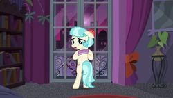 Size: 1280x720 | Tagged: safe, screencap, coco pommel, earth pony, pony, g4, made in manehattan, female, solo