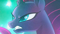 Size: 1136x640 | Tagged: safe, tempest shadow, pony, unicorn, g4, my little pony: the movie, angry, broken horn, female, horn, mare, solo