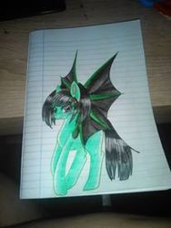 Size: 206x274 | Tagged: safe, oc, oc only, pony, lined paper, photo, traditional art