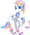 Size: 914x1073 | Tagged: safe, artist:umsauthorlava, oc, oc only, oc:edelweiss, classical unicorn, pony, unicorn, flower, flower in hair, horn, leonine tail, male, solo, stallion, unshorn fetlocks