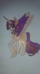 Size: 528x960 | Tagged: safe, oc, oc only, alicorn, pony, female, mare, solo, traditional art