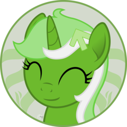 Size: 2200x2200 | Tagged: safe, artist:arifproject, oc, oc only, oc:upvote, pony, derpibooru, g4, arif's circle vector, bust, circle, derpibooru ponified, eyes closed, high res, meta, ponified, simple background, solo, transparent background, vector