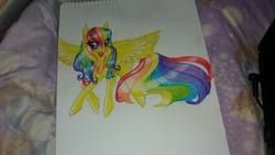 Size: 960x540 | Tagged: safe, oc, oc only, pony, female, mare, solo, traditional art