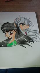 Size: 528x960 | Tagged: artist needed, safe, pony, inuyasha, kagome higurashi, ponified, traditional art