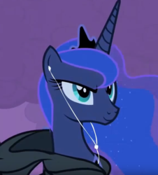 Size: 571x633 | Tagged: safe, edit, edited screencap, screencap, princess luna, pony, friendship is witchcraft, g4, luna eclipsed, clothes, earbuds, female, hoodie, solo