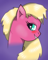 Size: 2318x2849 | Tagged: safe, oc, oc only, oc:virgo, pony, avatar, bedroom eyes, digital art, face, female, high res, simple background, solo