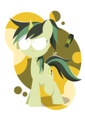 Size: 2480x3507 | Tagged: safe, artist:limejerry, oc, oc only, oc:flash bang, pony, unicorn, high res, simple background, solo, transparent background, vector