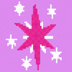 Size: 850x850 | Tagged: safe, artist:liverysketch, twilight sparkle, g4, cutie mark, cutie mark only, no pony, pixel art