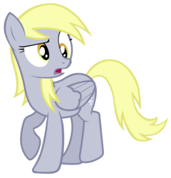 Size: 7000x7300 | Tagged: safe, artist:tardifice, derpy hooves, pegasus, pony, g4, rock solid friendship, absurd resolution, confused, female, mare, png, simple background, solo, transparent background, vector