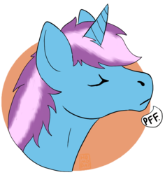 Size: 717x761 | Tagged: safe, artist:catmele0n, oc, oc only, oc:gyro tech, pony, unicorn, bust, portrait