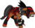 Size: 1150x950 | Tagged: safe, artist:smt5015, pony, better quality, bloodseeker, detailed, dota 2, gritted teeth, hoof blades, ponified, simple background, strygvir, teeth, transparent background, tribalism, unshorn fetlocks