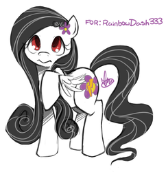 Size: 576x588 | Tagged: safe, artist:heart-of-stitches, oc, oc only, pegasus, pony, female, mare, raised hoof, simple background, solo, white background