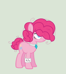 Size: 658x736 | Tagged: safe, artist:kcandres, pinkie pie, pony, g4, alternate hairstyle, base used, female, simple background, solo