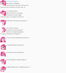 Size: 852x946 | Tagged: safe, artist:dziadek1990, pinkie pie, g4, conversation, description is relevant, emote story, emotes, link in description, monologue, parody, reddit, slice of life, song, song parody, text, youtube link