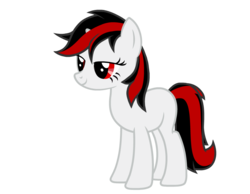 Size: 900x700 | Tagged: safe, artist:age3rcm, oc, oc only, oc:blackjack, pony, unicorn, fallout equestria, blank flank, female, mare, simple background, solo, transparent background, vector