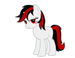 Size: 900x700 | Tagged: safe, artist:age3rcm, oc, oc only, oc:blackjack, pony, unicorn, fallout equestria, blank flank, female, mare, simple background, solo, transparent background, vector