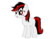 Size: 900x700 | Tagged: safe, artist:age3rcm, oc, oc only, oc:blackjack, pony, unicorn, fallout equestria, blank flank, female, mare, simple background, solo, transparent background, vector