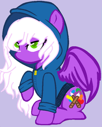 Size: 517x642 | Tagged: safe, artist:rainbow3838838, oc, oc only, pegasus, pony, clothes, hoodie
