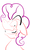 Size: 1389x2302 | Tagged: safe, artist:justanotherponyartblog, pinkie pie, earth pony, pony, g4, crazy face, crazy grin, faic, female, insanity, just another pony art blog, practice drawing, silly face, solo