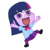 Size: 1024x1024 | Tagged: safe, artist:readingismagic, artist:vincemanners12, twilight sparkle, equestria girls, g4, fate grand order, fate/grand order, female, riyo gudako, simple background, solo, trace, transparent background