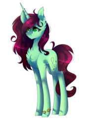 Size: 1369x1987 | Tagged: safe, artist:huirou, oc, oc only, oc:mia, pony, unicorn, chest fluff, female, mare, simple background, solo, transparent background