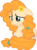 Size: 3001x4047 | Tagged: safe, artist:cloudy glow, pear butter, earth pony, pony, g4, the perfect pear, .ai available, crying, female, floppy ears, flower, flower in hair, high res, mare, sad, simple background, solo, transparent background, vector