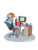 Size: 1500x2000 | Tagged: safe, artist:cake-jam, rainbow dash, pegasus, pony, g4, chair, coke, computer, desk, female, foam finger, one eye closed, simple background, sitting, soda, solo, thumbs up, transparent background, wink