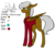 Size: 1089x954 | Tagged: safe, artist:sweetmelon556, oc, oc only, oc:red, pegasus, pony, clothes, male, reference sheet, shirt, solo, stallion