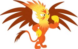 Size: 3576x2257 | Tagged: safe, artist:porygon2z, oc, oc only, oc:blaze, griffon, high res, simple background, solo, transparent background