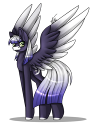 Size: 766x1000 | Tagged: safe, artist:inspiredpixels, oc, oc only, pegasus, pony, colored wings, female, mare, multicolored wings, simple background, solo, spread wings, transparent background, wings