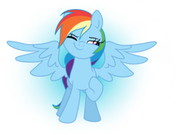 Size: 1222x940 | Tagged: safe, artist:lieutenantkyohei, rainbow dash, pegasus, pony, g4, female, mare, one eye closed, simple background, solo, transparent background, wink