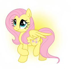 Size: 984x954 | Tagged: safe, artist:lieutenantkyohei, fluttershy, pegasus, pony, g4, female, mare, simple background, solo, transparent background