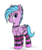 Size: 1214x1430 | Tagged: safe, artist:shydale, oc, oc only, oc:apriori, pegasus, pony, choker, clothes, ear piercing, female, freckles, mare, piercing, smiling, socks, solo, striped socks, teenager