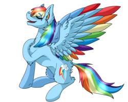 Size: 1500x1200 | Tagged: safe, artist:lastbutnotalise, rainbow dash, pegasus, pony, g4, female, mare, simple background, solo, transparent background