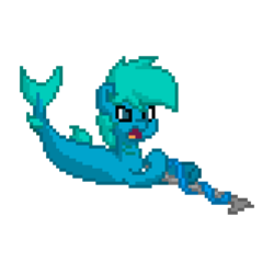 Size: 830x830 | Tagged: safe, artist:radical user 76, oc, oc only, oc:admiral abyss, original species, pony, pony town, simple background, solo, transparent background