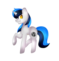 Size: 1400x1450 | Tagged: safe, artist:wintersporkle, oc, oc only, oc:cappie, pony, unicorn, 2018 community collab, derpibooru community collaboration, male, simple background, smiling, solo, stallion, transparent background
