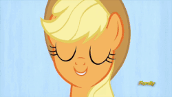 Size: 400x225 | Tagged: safe, screencap, applejack, pinkie pie, pony, fame and misfortune, g4, animated, discovery family logo, female, flawless, gif, glomp