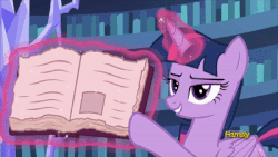 Size: 400x225 | Tagged: safe, screencap, twilight sparkle, alicorn, pony, fame and misfortune, g4, animated, discovery family logo, female, friendship journal, gif, twilight sparkle (alicorn)