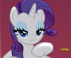 Size: 890x718 | Tagged: safe, screencap, rarity, pony, fame and misfortune, g4, female, flawless, mare, rarity is not amused, solo, unamused