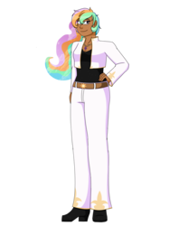 Size: 6693x8448 | Tagged: safe, artist:cornerverse, princess celestia, human, g4, absurd resolution, female, humanized, solo