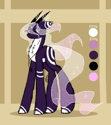 Size: 800x900 | Tagged: safe, artist:inspiredpixels, oc, oc only, oc:oxen stargaze, earth pony, gazelle, hybrid, pony, female, reference sheet, solo