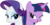 Size: 10081x5119 | Tagged: safe, artist:pink1ejack, rarity, twilight sparkle, alicorn, pony, fame and misfortune, g4, absurd resolution, duo, female, flawless, lidded eyes, mare, open mouth, simple background, smiling, transparent background, twilight sparkle (alicorn), vector