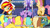 Size: 1920x1080 | Tagged: safe, edit, edited screencap, screencap, bigger jim, plunkett, sunset shimmer, twilight sparkle, alicorn, equestria girls, fame and misfortune, g4, my little pony equestria girls: rainbow rocks, twilight sparkle (alicorn), twilight's castle