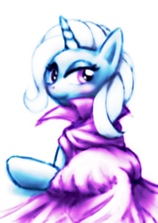 Size: 904x1280 | Tagged: safe, artist:remyroez, trixie, pony, unicorn, g4, female, mare, smiling, solo