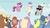 Size: 2048x1142 | Tagged: safe, screencap, alula, cupid (g4), lemon hearts, meadow song, overcast (g4), pluto, ponet, rainbow stars, earth pony, pegasus, pony, unicorn, fame and misfortune, g4, my little pony: friendship is magic, background pony, colt, discovery family logo, female, filly, jeff trotsworthy, male, mare, stallion